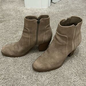 Tan booties